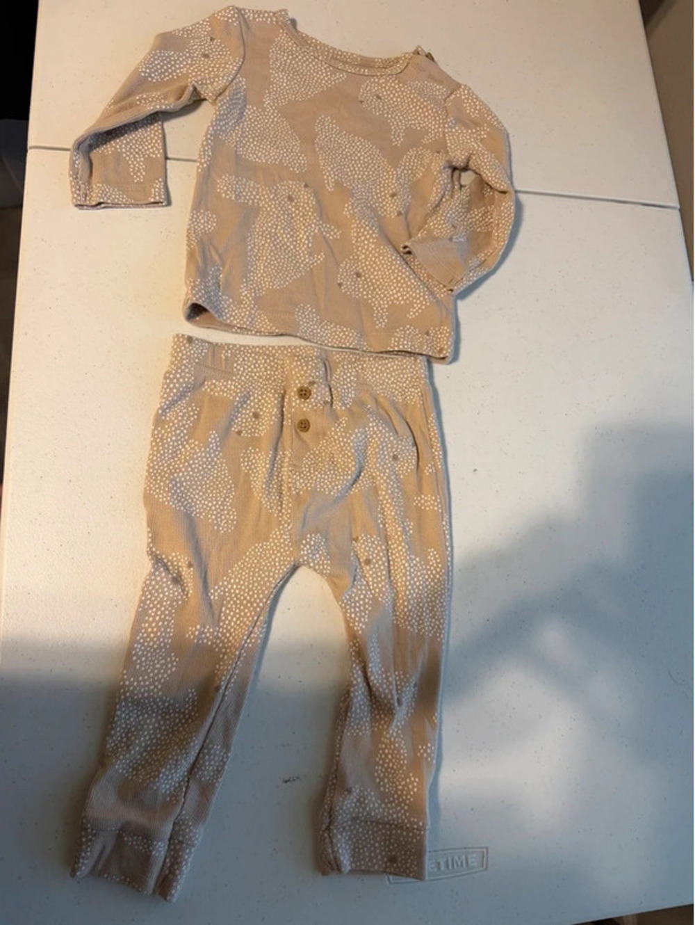 Carter's 12M Ribbed Bunny Pajama Set